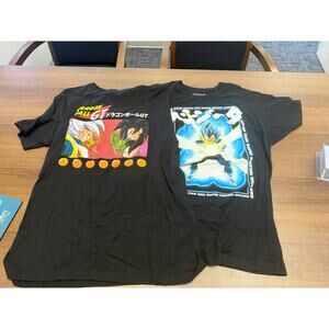 Bundle of 2 dragon ball t-shirts
